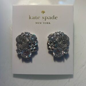 Kate Spade Silver Floral Studs